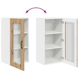 vidaXL Stenska kuhinjska omarica 2 pcs Umetni hrast 40 x 31 x 80 cm | Shoptok.si