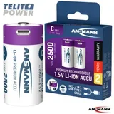 punjiva Li-Ion 1.5V 2500mAh C sa USB tip C ulazom za punjenje 2 komada ( 4200 )