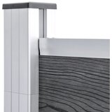  Vrtna ograda od WPC-a 872 x 106 cm siva | Eponuda.com