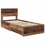  Krevetna konstrukcija Staro drvo 90 x 190 cm Konstruirano drvo | shoptok.hr