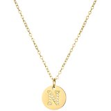 Ogrlica Abeceda - N / Zlatna KP21220 | shoptok.hr