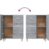  Komoda boja hrasta sonome 69 5 x 34 x 90 cm konstruirano drvo | shoptok.hr