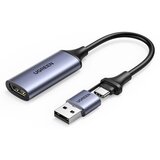 Ugreen adapter USB 1080p za zajem slike HDMI na USB-C/A 40189 | Shoptok.si