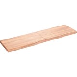 vidaXL Zidna polica svjetlosmeđa 180x50x6 cm od obrađene hrastovine Cijene