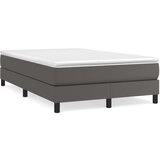 The Living Store Box spring postelja z vzmetnico siva 120x200 cm umetno usnje - Box Spring Postelja, (21520481) | Shoptok.si