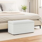  Stolica Bijelo 81 x 41 x 40 cm Umjetna Koža i Fino Radeći Drvo | shoptok.hr
