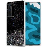 Cadorabo Ohišje, združljivo z Huawei P40 PRO / P40 PRO+ in črna z bleščicami - Zaščitni ovitek iz prožnega silikona TPU s svetlečimi bleščicami, (20859845) | Shoptok.si