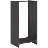  stojalo za drva črno 40x30x80 cm hladno valjano jeklo | Shoptok.si