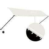vidaXL Zložljiva tenda z LED lučmi 350x150 cm krem, (20693024) Cene