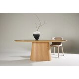 Venture Home Castor ovalni blagovaonski stol 200 × 90 cm, prirodna boja drva | shoptok.hr