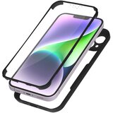 AVIZAR Ovitek iPhone 14 Plus, zadnji del iz pleksiglasa z crno obrobo, (20616470) Cene