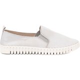 GOODIN Light grey slip-on sneakers with elastic inserts Cijene