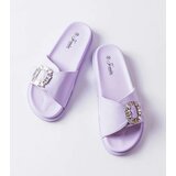  Purple flip-flops adorned with rhinestones Griegsvei | ePonuda.com