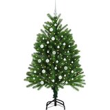  Božićno drvce s 150 LED svjetlima s stalakom Zelena 120 cm PE | shoptok.hr