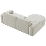 Makamii Krem kutna garnitura od šenila (s lijevim kutom/s ležaljkom) Omao – | shoptok.hr