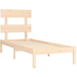  Okvir za krevet od masivnog drva 75 x 190 cm jednokrevetni | shoptok.hr