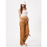 Koton Cargo Pants Wide Leg, Relaxed Cut, Multiple Pockets on the Side. | Shoptok.si