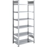 hofe Sestavljiv regal za dokumentacijo, pocinkan, višina regala 2000 mm, dvostransko, osnovni regal, ŠxG 750 x 600 mm | Shoptok.si