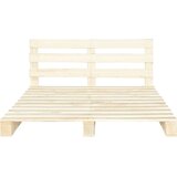  Okvir za krevet od paleta od masivne borovine 140 x 200 cm | Shoptok.si