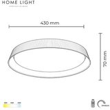 HOME LIGHT Solea 122 CCT LED plafonjera | Eponuda.com