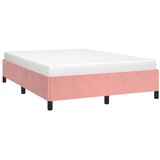  Okvir za krevet bez madraca ružičasti 140 x 190 cm baršunasti | shoptok.hr