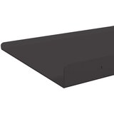  Polica na zidu s policom Zidne 2 pcs Crna 80 x 9 x 2.5 cm | shoptok.hr