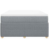  Krevet box spring s madracem svjetlosiva 160x200 cm tkanina Slike
