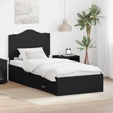  Okvir za krevet Crna 75 x 190 cm Konstruirano drvo | shoptok.hr