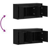TV ormar 100 x 34 x 50 cm Crni hrast Konstruirano drvo | Eponuda.ba