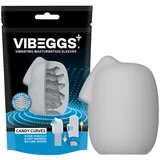 Candy Curves Vibrating Masturbation Sleeve White