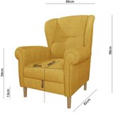 Ropez Žuta wing fotelja Swan – | shoptok.hr