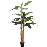 vidaXL Umjetno stablo banane 9 listova 120 cm zeleno