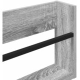  Polica za časopise s policom 2 pcs Siva Sonoma 60 x 12 x 30 cm | shoptok.hr