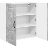 vidaXL Zidni kuhinjski ormarić s policom Betonski sivi 80 x 31 x 80 cm | shoptok.hr