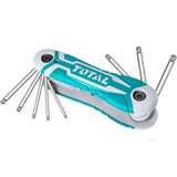 Total 8-dijelni set kuglični šesterokutni imbus ključ (THT1061836) | shoptok.hr