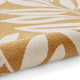 Catherine Lansfield Oker žuti tepih 120x170 cm Sorral Leaves – | shoptok.hr