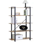 Polica 5 nivoa 80x34x150cm CWJ8034150L svijetli hrast