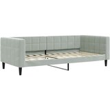  Dnevni krevet svjetlosivi 90 x 200 cm baršunasti | shoptok.hr