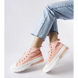 Gemre Pink High-Top Sneakers Quiet | Shoptok.si