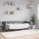  Dnevni krevet svjetlosivi 80 x 200 cm od tkanine | Eponuda.com