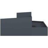  Vrtna saksija Antracit 100 x 100 x 50 cm Čelična vrata | Eponuda.com