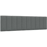 Maison Chic posteljno vzglavje - vzglavna omarica - vzglavna stranica temno siva 180 cm blago, (21703879) | Shoptok.si