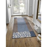 wash+dry TEKAČ Florita blue 75/190 cm potiskano modra, rjava, bela | Shoptok.si