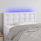  Posteljno vzglavje belo 90x5x78/88 cm umetno usnje, (20933550) | Shoptok.si
