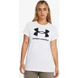 ženska majica ua w sportstyle logo ss 1356305-111