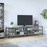 vidaXL TV omarica siva sonoma 200x30x50 cm inženirski les | Shoptok.si