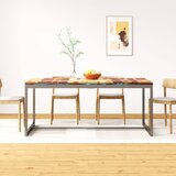 Furnova Jedilna miza trden palisander in jeklo 180 cm, (21946615) Cene