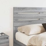 vidaXL Vzglavje z vzglavjem Siva Sonoma 135 cm Konstruiran les, (5000110276) | Shoptok.si