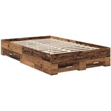  Okvir za krevet Staro drvo 120 x 190 cm Konstruirano drvo | shoptok.hr