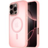 Avizar Ohišje MagSafe za iPhone 16 Pro Max Back Mat Frosted Obris, Roza, (5000015626) | Shoptok.si